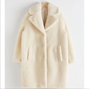 NWT & Other Stories Faux Shearling Coat